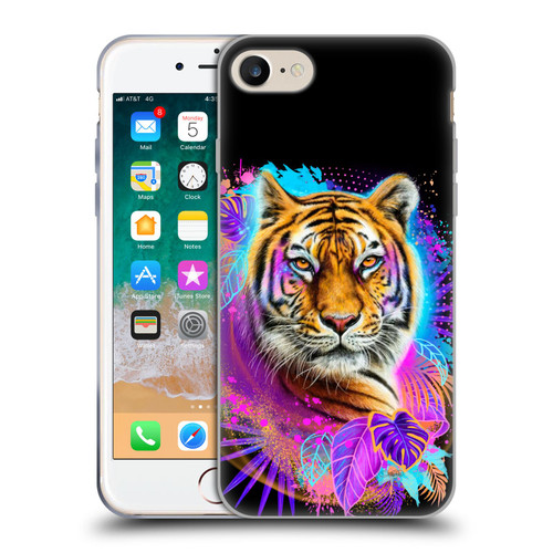 Sheena Pike Big Cats Tiger Spirit Soft Gel Case for Apple iPhone 7 / 8 / SE 2020 & 2022