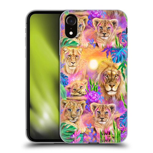 Sheena Pike Big Cats Daydream Lions And Cubs Soft Gel Case for Apple iPhone XR