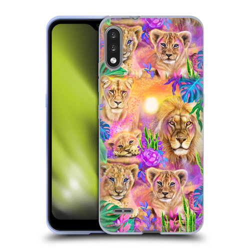 Sheena Pike Big Cats Daydream Lions And Cubs Soft Gel Case for LG K22