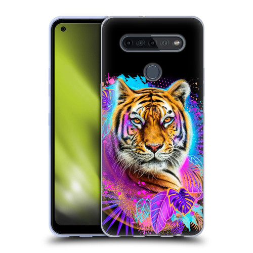 Sheena Pike Big Cats Tiger Spirit Soft Gel Case for LG K51S