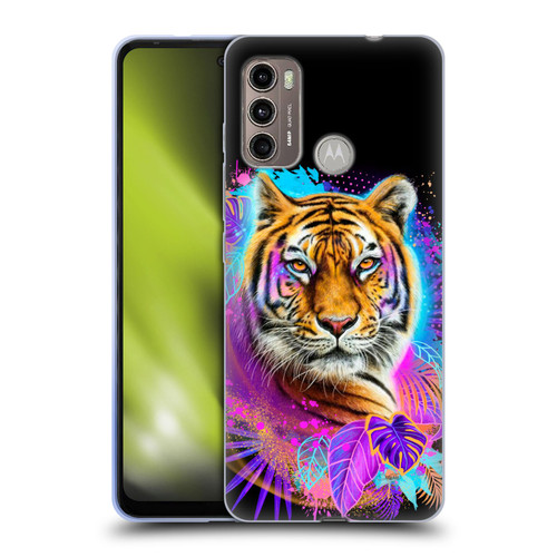 Sheena Pike Big Cats Tiger Spirit Soft Gel Case for Motorola Moto G60 / Moto G40 Fusion