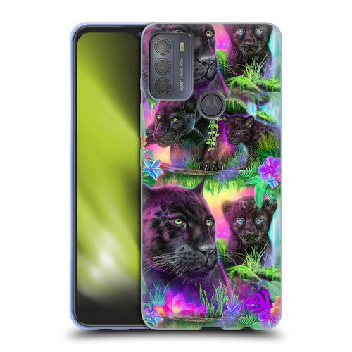 Sheena Pike Big Cats Daydream Panthers Soft Gel Case for Motorola Moto G50
