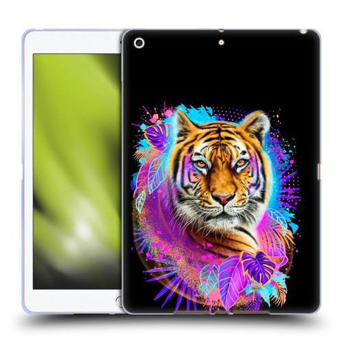 Sheena Pike Big Cats Tiger Spirit Soft Gel Case for Apple iPad 10.2 2019/2020/2021