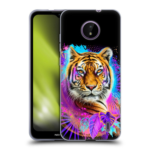 Sheena Pike Big Cats Tiger Spirit Soft Gel Case for Nokia C10 / C20