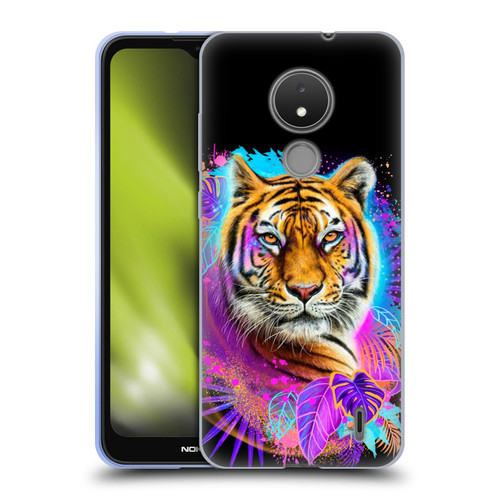 Sheena Pike Big Cats Tiger Spirit Soft Gel Case for Nokia C21