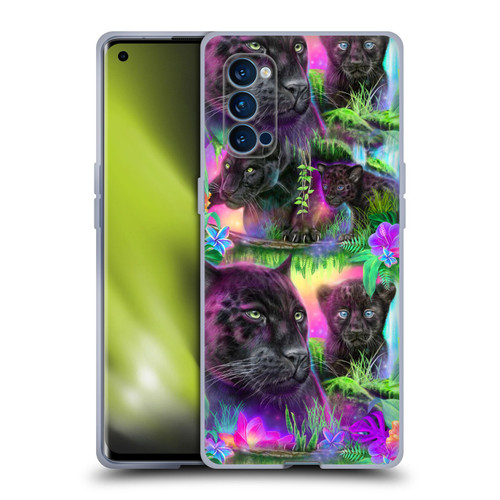 Sheena Pike Big Cats Daydream Panthers Soft Gel Case for OPPO Reno 4 Pro 5G