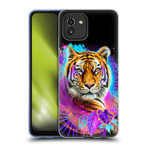 Sheena Pike Big Cats Tiger Spirit Soft Gel Case for Samsung Galaxy A03 (2021)