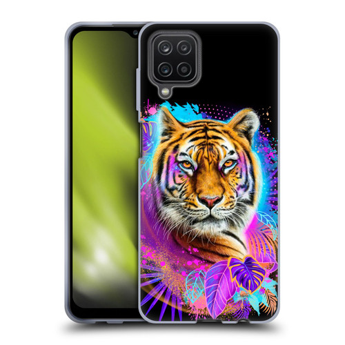 Sheena Pike Big Cats Tiger Spirit Soft Gel Case for Samsung Galaxy A12 (2020)