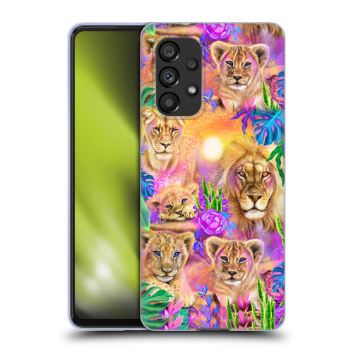 Sheena Pike Big Cats Daydream Lions And Cubs Soft Gel Case for Samsung Galaxy A53 5G (2022)
