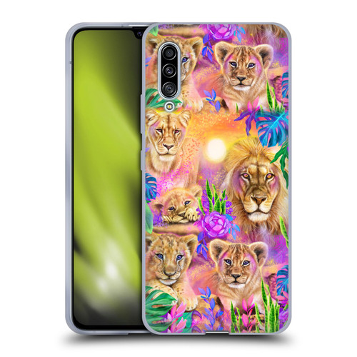 Sheena Pike Big Cats Daydream Lions And Cubs Soft Gel Case for Samsung Galaxy A90 5G (2019)