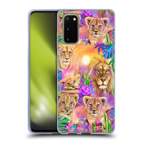 Sheena Pike Big Cats Daydream Lions And Cubs Soft Gel Case for Samsung Galaxy S20 / S20 5G