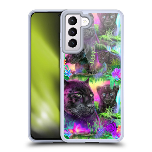 Sheena Pike Big Cats Daydream Panthers Soft Gel Case for Samsung Galaxy S21 5G
