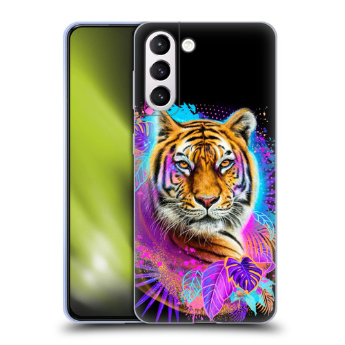 Sheena Pike Big Cats Tiger Spirit Soft Gel Case for Samsung Galaxy S21+ 5G