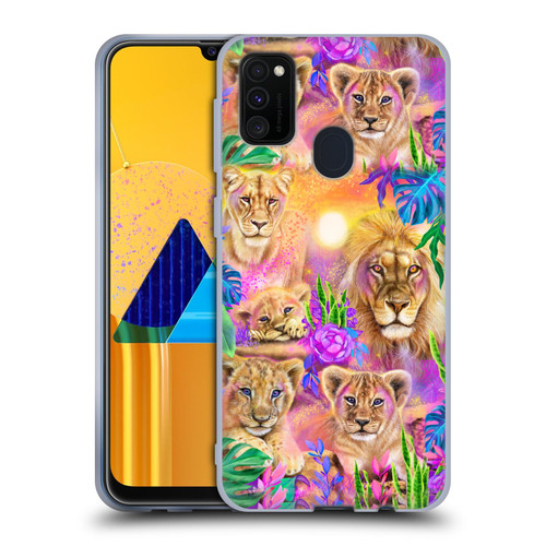 Sheena Pike Big Cats Daydream Lions And Cubs Soft Gel Case for Samsung Galaxy M30s (2019)/M21 (2020)