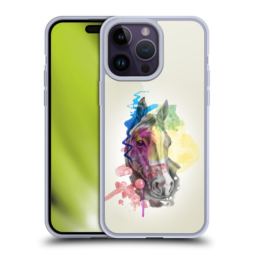 Mark Ashkenazi Animals Horse Soft Gel Case for Apple iPhone 14 Pro Max