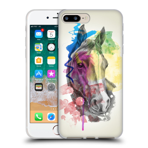 Mark Ashkenazi Animals Horse Soft Gel Case for Apple iPhone 7 Plus / iPhone 8 Plus