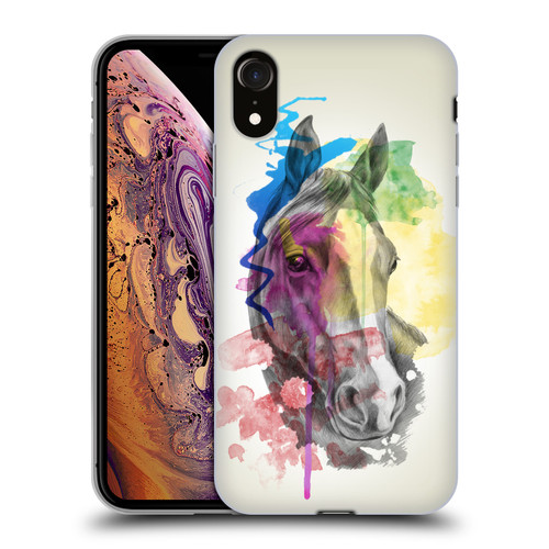 Mark Ashkenazi Animals Horse Soft Gel Case for Apple iPhone XR