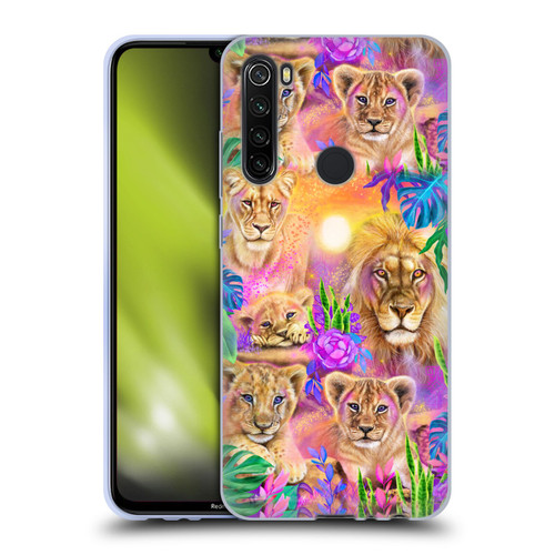 Sheena Pike Big Cats Daydream Lions And Cubs Soft Gel Case for Xiaomi Redmi Note 8T