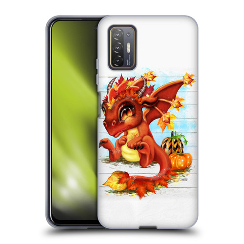 Sheena Pike Dragons Autumn Lil Dragonz Soft Gel Case for HTC Desire 21 Pro 5G
