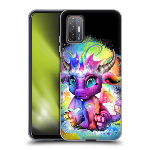 Sheena Pike Dragons Rainbow Lil Dragonz Soft Gel Case for HTC Desire 21 Pro 5G