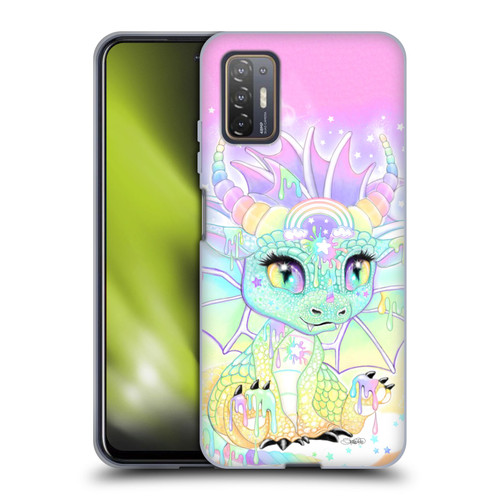 Sheena Pike Dragons Sweet Pastel Lil Dragonz Soft Gel Case for HTC Desire 21 Pro 5G