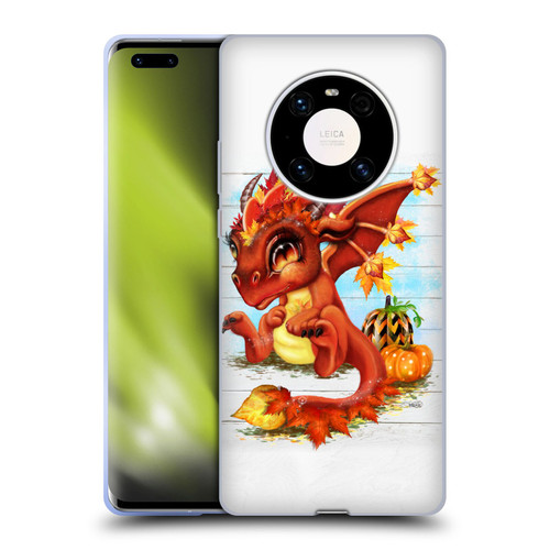 Sheena Pike Dragons Autumn Lil Dragonz Soft Gel Case for Huawei Mate 40 Pro 5G