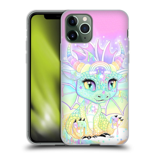 Sheena Pike Dragons Sweet Pastel Lil Dragonz Soft Gel Case for Apple iPhone 11 Pro