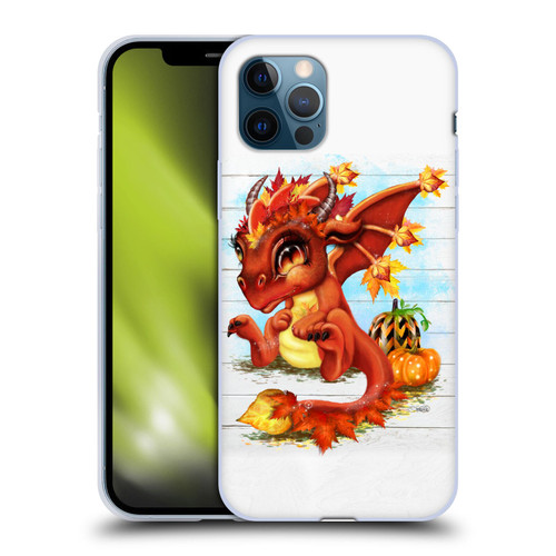 Sheena Pike Dragons Autumn Lil Dragonz Soft Gel Case for Apple iPhone 12 / iPhone 12 Pro