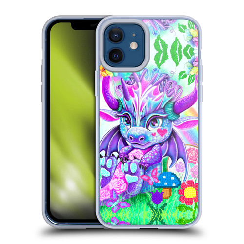 Sheena Pike Dragons Cross-Stitch Lil Dragonz Soft Gel Case for Apple iPhone 12 / iPhone 12 Pro