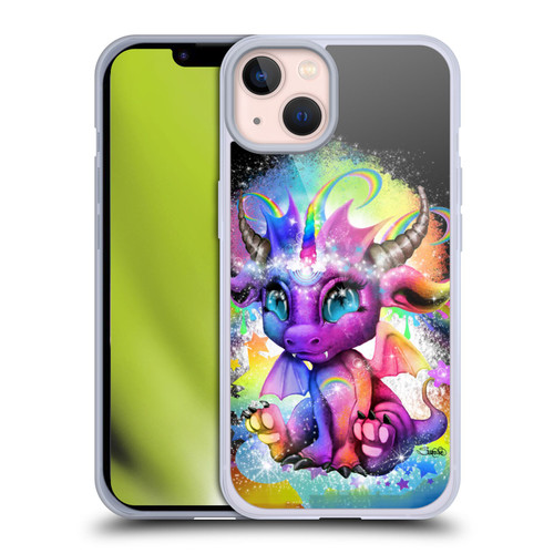 Sheena Pike Dragons Rainbow Lil Dragonz Soft Gel Case for Apple iPhone 13