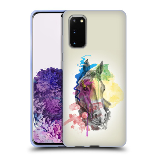 Mark Ashkenazi Animals Horse Soft Gel Case for Samsung Galaxy S20 / S20 5G