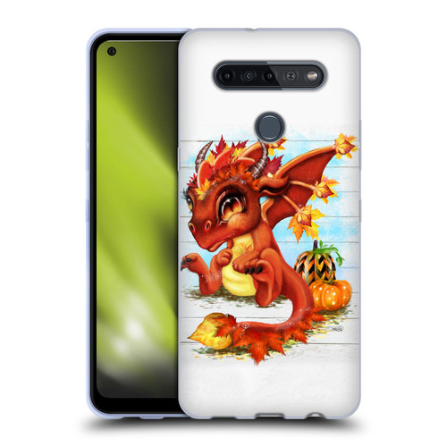 Sheena Pike Dragons Autumn Lil Dragonz Soft Gel Case for LG K51S