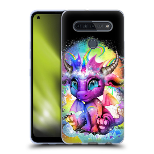 Sheena Pike Dragons Rainbow Lil Dragonz Soft Gel Case for LG K51S