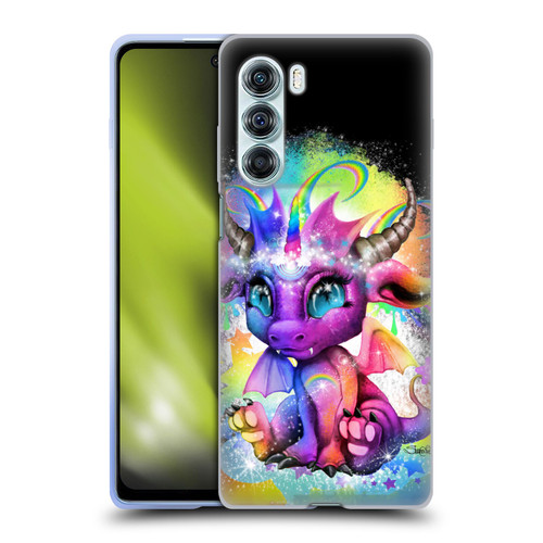 Sheena Pike Dragons Rainbow Lil Dragonz Soft Gel Case for Motorola Edge S30 / Moto G200 5G