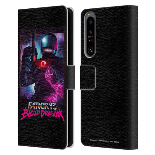 Far Cry 3 Blood Dragon Key Art Omega Leather Book Wallet Case Cover For Sony Xperia 1 IV