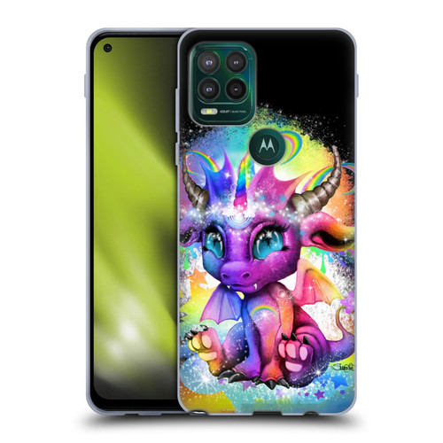 Sheena Pike Dragons Rainbow Lil Dragonz Soft Gel Case for Motorola Moto G Stylus 5G 2021