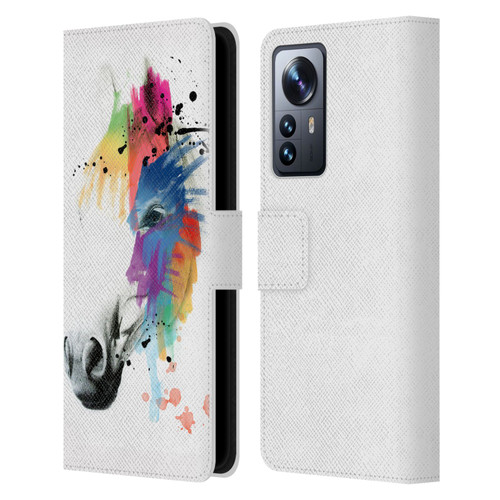 Mark Ashkenazi Animals Horse Portrait Leather Book Wallet Case Cover For Xiaomi 12 Pro