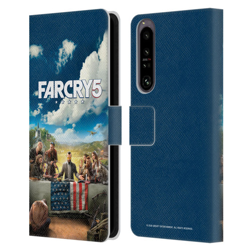 Far Cry 5 Key Art And Logo Main Leather Book Wallet Case Cover For Sony Xperia 1 IV