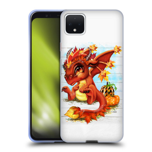 Sheena Pike Dragons Autumn Lil Dragonz Soft Gel Case for Google Pixel 4 XL