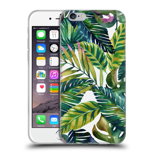 Mark Ashkenazi Banana Life Tropical Leaves Soft Gel Case for Apple iPhone 6 / iPhone 6s