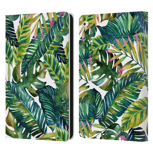 Mark Ashkenazi Banana Life Tropical Leaves Leather Book Wallet Case Cover For Apple iPad Air 2 (2014)