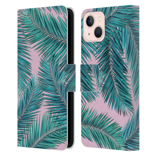 Mark Ashkenazi Banana Life Palm Tree Leather Book Wallet Case Cover For Apple iPhone 13