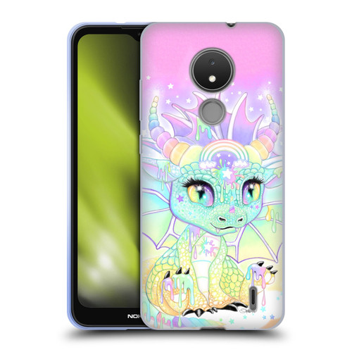 Sheena Pike Dragons Sweet Pastel Lil Dragonz Soft Gel Case for Nokia C21