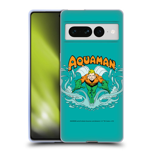 Aquaman DC Comics Fast Fashion Swim Soft Gel Case for Google Pixel 7 Pro