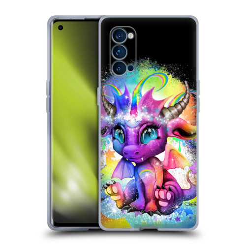 Sheena Pike Dragons Rainbow Lil Dragonz Soft Gel Case for OPPO Reno 4 Pro 5G