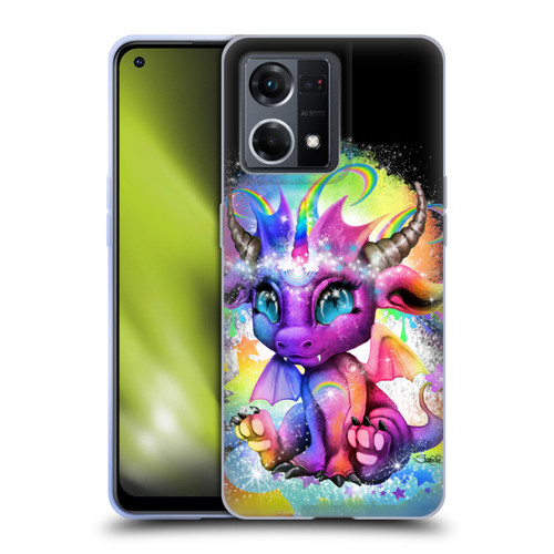 Sheena Pike Dragons Rainbow Lil Dragonz Soft Gel Case for OPPO Reno8 4G