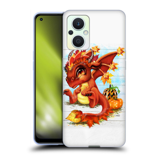 Sheena Pike Dragons Autumn Lil Dragonz Soft Gel Case for OPPO Reno8 Lite