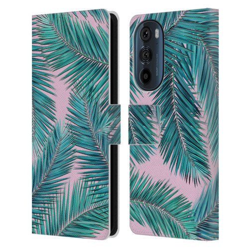 Mark Ashkenazi Banana Life Palm Tree Leather Book Wallet Case Cover For Motorola Edge 30