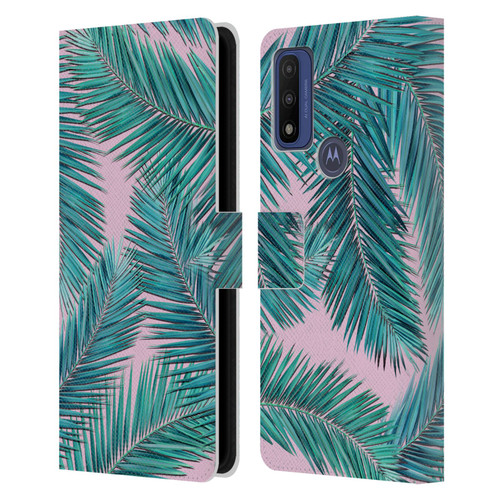 Mark Ashkenazi Banana Life Palm Tree Leather Book Wallet Case Cover For Motorola G Pure