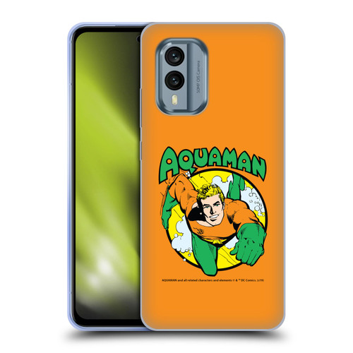 Aquaman DC Comics Fast Fashion Swim 2 Soft Gel Case for Nokia X30